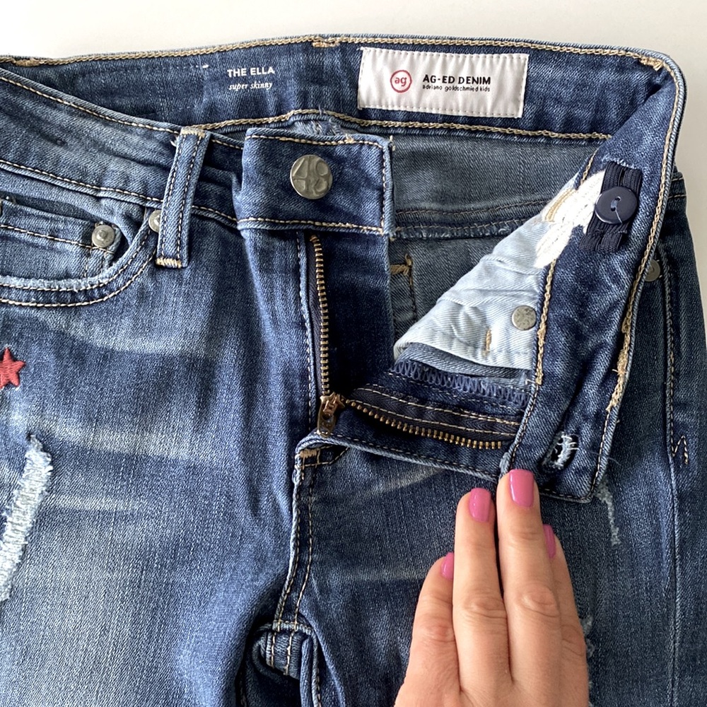 AG Adriano Goldschmied Girls Jeans New - Picture 6 of 9